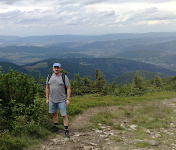 Beskidy - widok ze szlaku na Pilsko